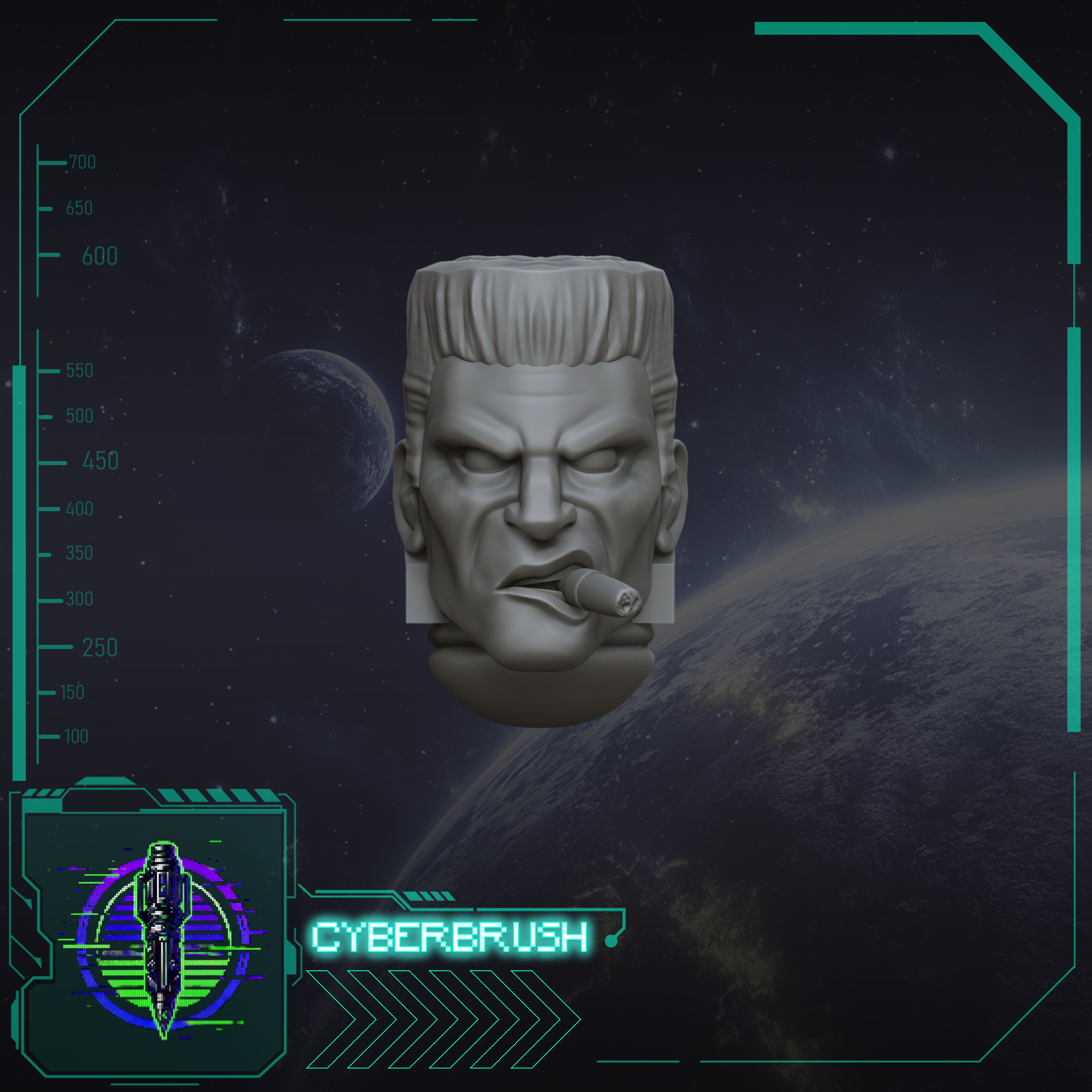 Space Nukem Head